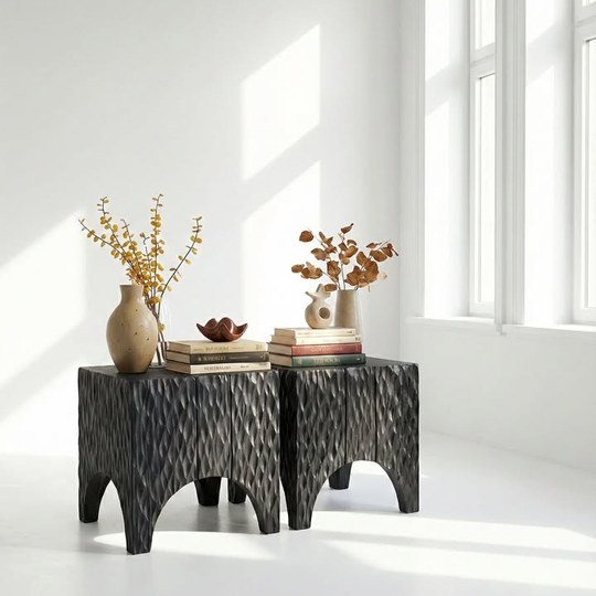 🔸️Wooden stool - authentic real wood in luxury design🔹️✨️ ...