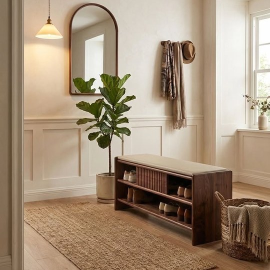 Shoes cabinet, 2 layers with side slide rack 📌90x39x45cm 📌...