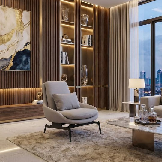 เก้าอี้พักผ่อนทรงโอบรับ 🛋️ ดีไซน์เรียบหรู นั่งสบาย เติมมุม...