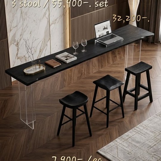 Minimal Bar Table — เรียบ เท่ หรูในทุกมุมมอง 🖤✨ • โต๊ะ 32,...
