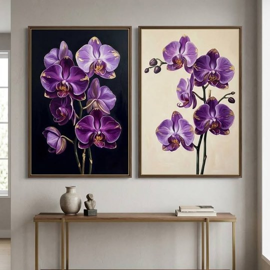 รวมงานวาดสีน้ำมัน luxury wild flower ที่สวยงาม หรูหรา✨️🌿 📌...