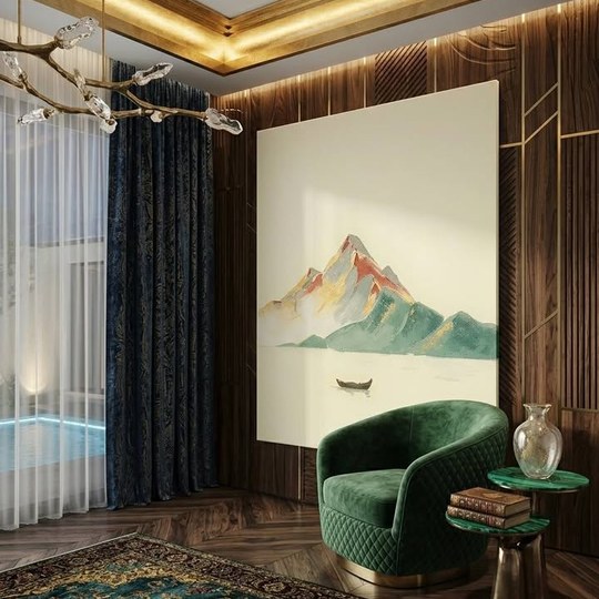 🔹️ตกแต่งบ้านด้วยงานเฟอร์นิเจอร์และภาพวาดแบบสั่งทำ✨️🔹️ 📌หรู...