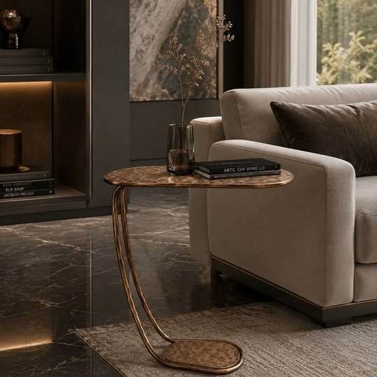 Accent Table งานโลหะแฮนด์คราฟต์ ดีไซน์ในแบบ esthetic luxur...