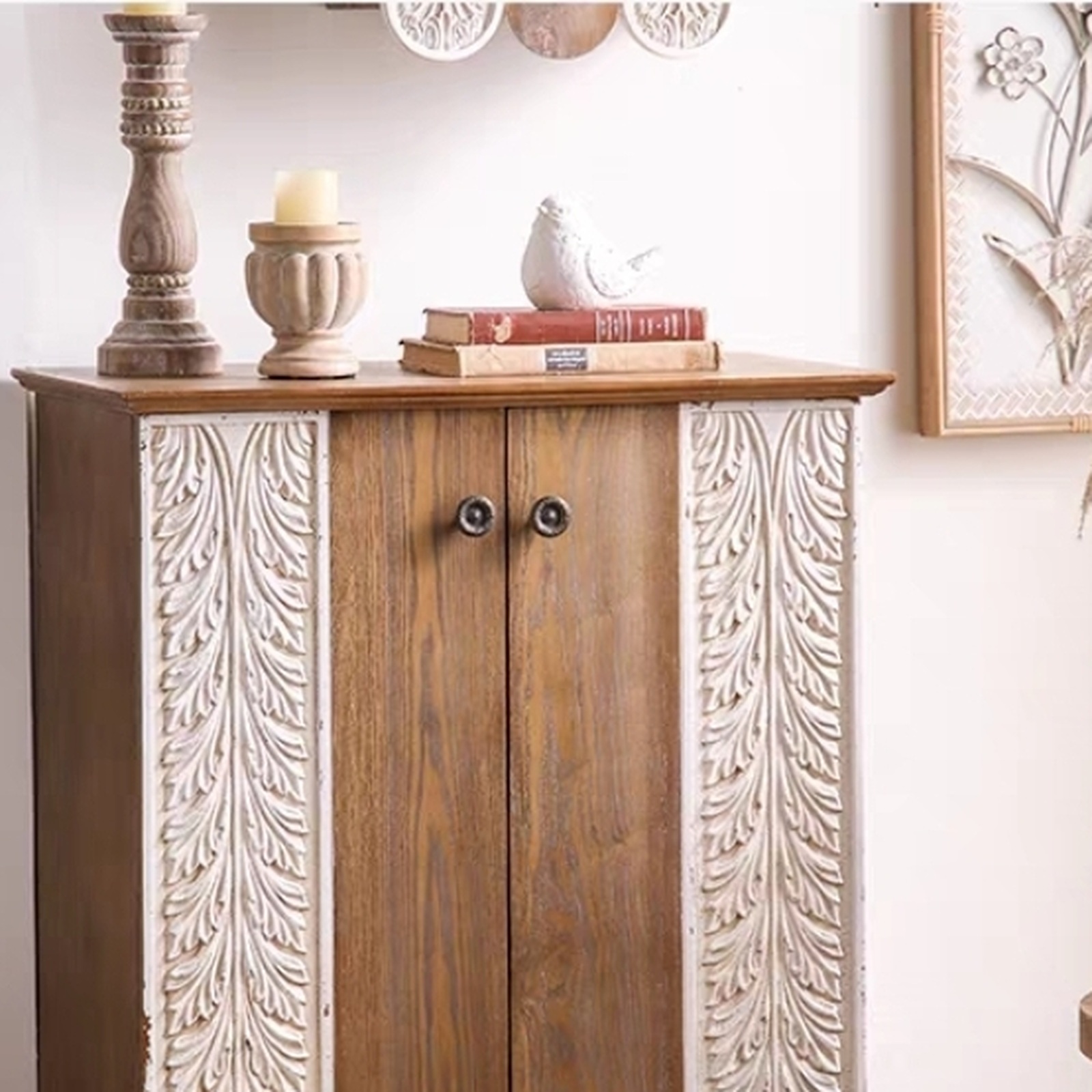 Luxury Classic Carved Cabinet detail